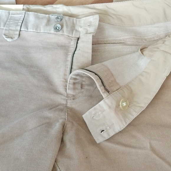 Gap Long & Lean Corduroy Flare Pants Jeans, Tan, Size 20 - Picture 5 of 10